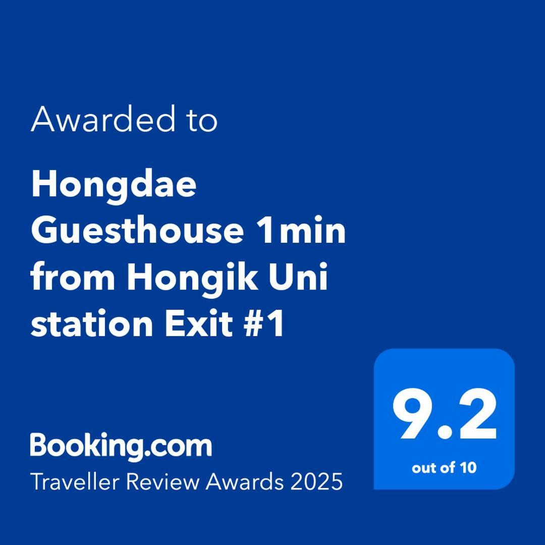 Hongdae Guesthouse 1Min From Hongik Uni Station Exit #1 Szöul Kültér fotó